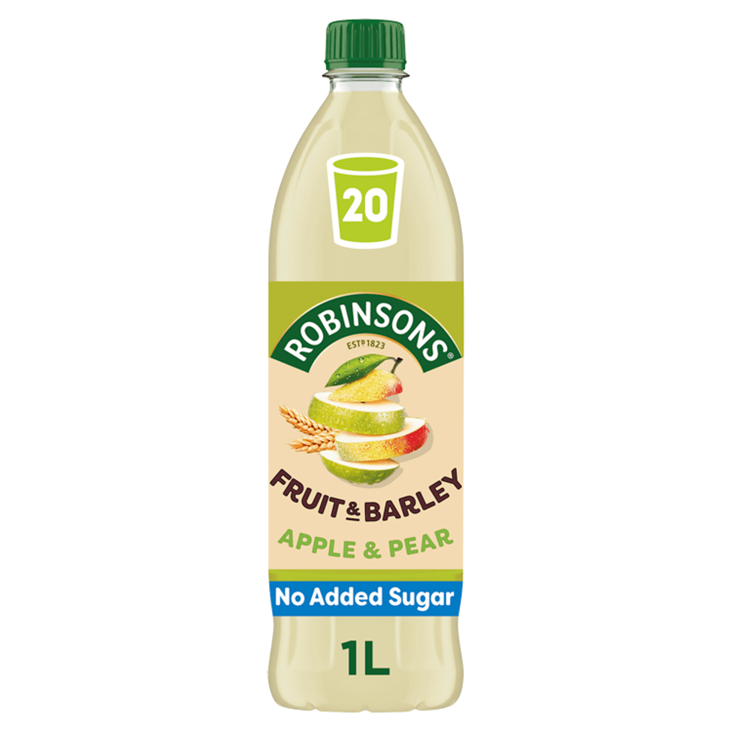 ROBINSONS Real Fruit & Barley in Every Drop Apple & Pear 1 Litre - UK Food & Drink - 5010102109643