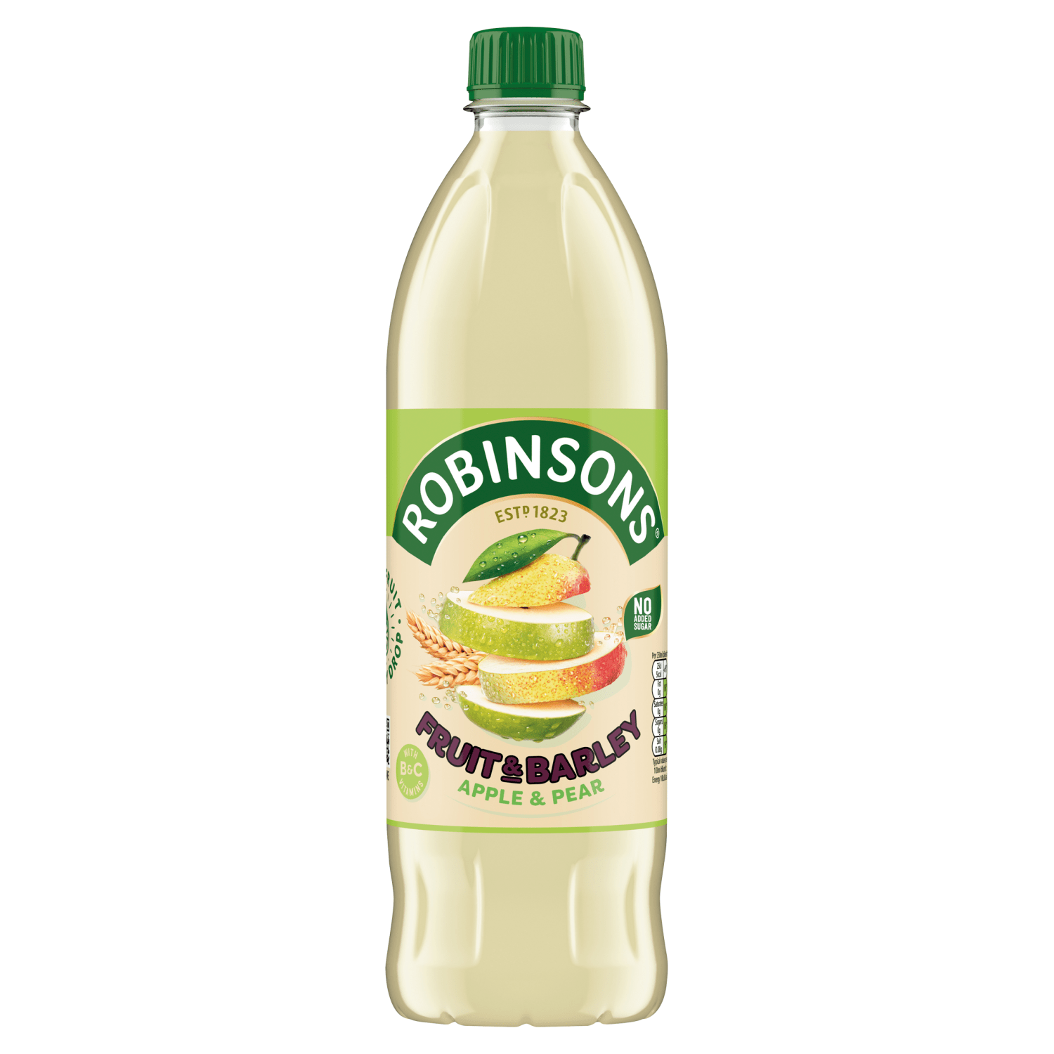 ROBINSONS Real Fruit & Barley in Every Drop Apple & Pear 1 Litre - UK Food & Drink - 5010102109643