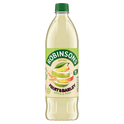 ROBINSONS Real Fruit & Barley in Every Drop Apple & Pear 1 Litre - UK Food & Drink - 5010102109643