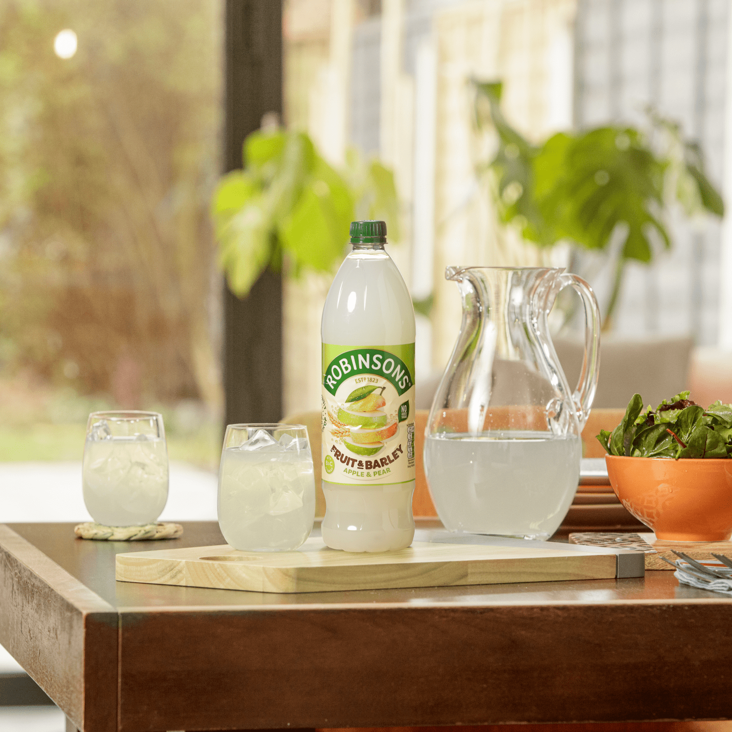 ROBINSONS Real Fruit & Barley in Every Drop Apple & Pear 1 Litre - UK Food & Drink - 5010102109643