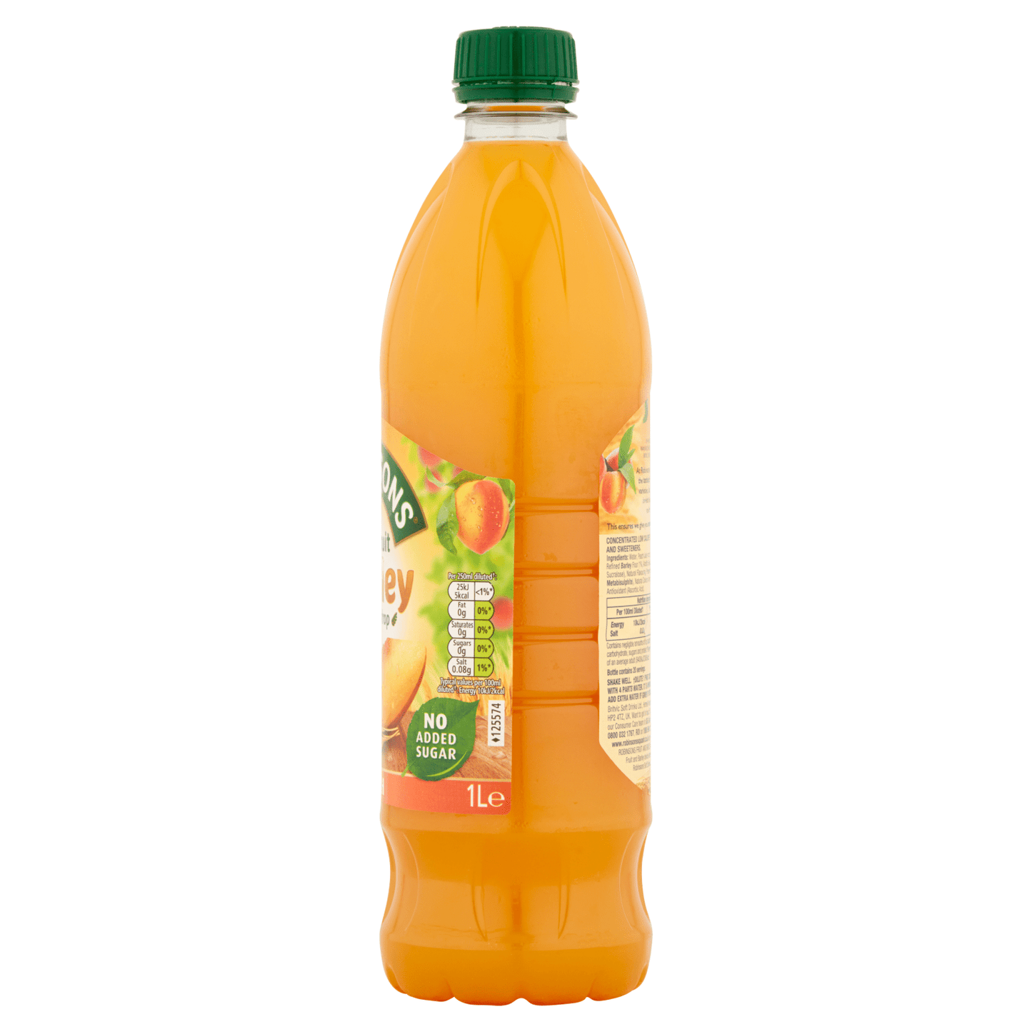 Robinsons Real Fruit & Barley Peach 1 Litre - UK Food & Drink - 5000147030699