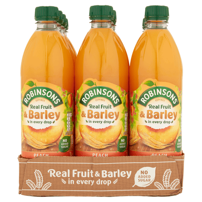 Robinsons Real Fruit & Barley Peach 1 Litre - UK Food & Drink - 5000147030699