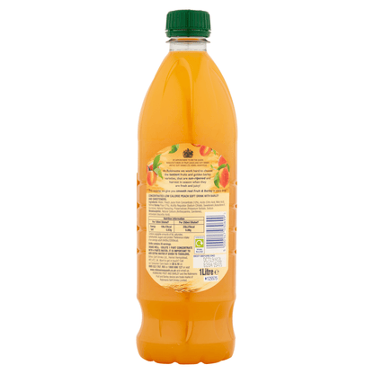 Robinsons Real Fruit & Barley Peach 1 Litre - UK Food & Drink - 5000147030699