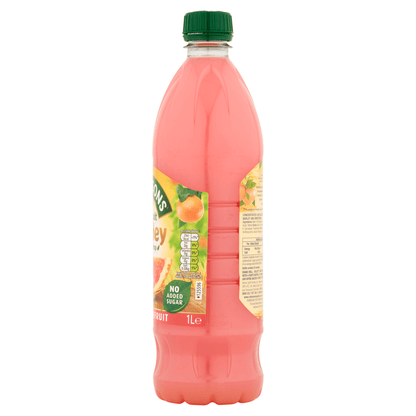 Robinsons Real Fruit & Barley Pink Grapefruit 1 Litre - UK Food & Drink - 5010102101791