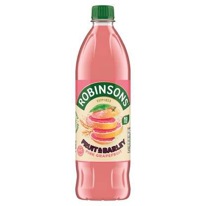 Robinsons Real Fruit & Barley Pink Grapefruit 1 Litre - UK Food & Drink - 5010102101791