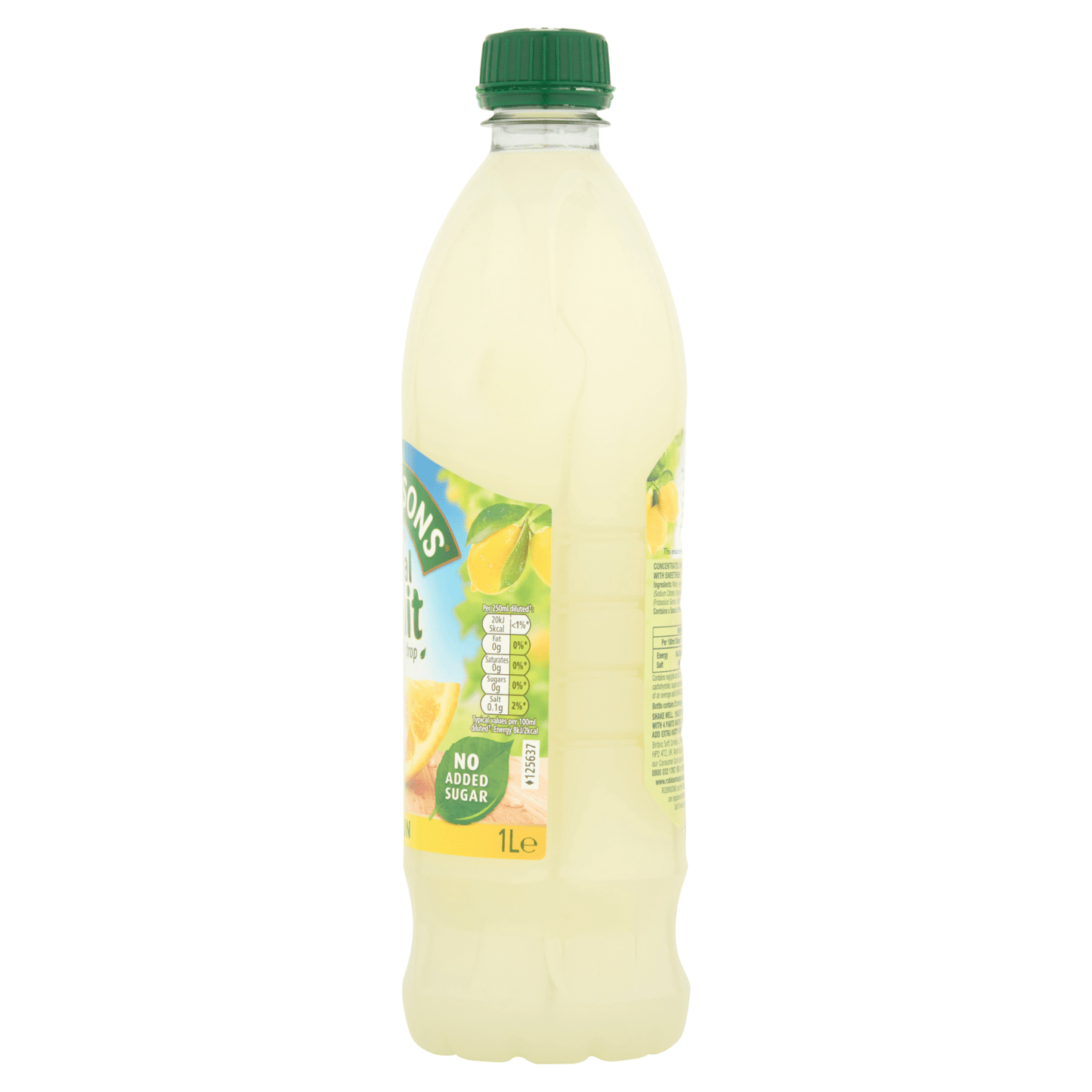 Robinsons Real Fruit Lemon 1 Litre - UK Food & Drink - 5000147030651
