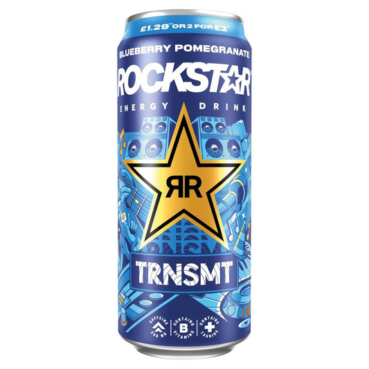 Rockstar Blueberry Pomegranate Acai Energy Drink 500ml - UK Food & Drink - 4060800307767