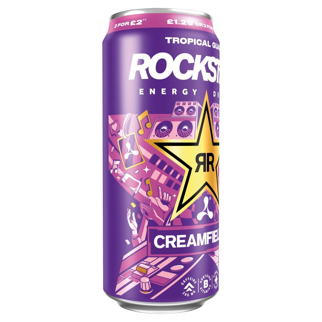Rockstar Tropical Guava Energy Drink 500ml - UK Food & Drink - 4060800307750
