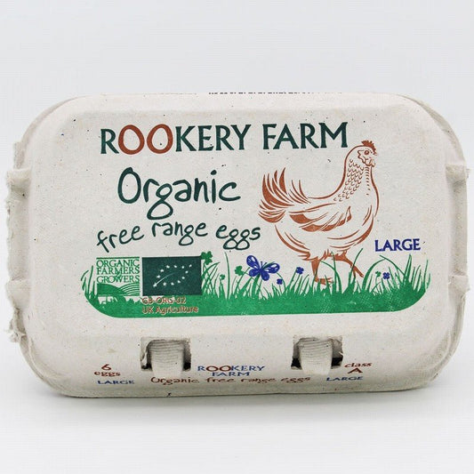 Rookery Farm Organic Free Range Eggs Large - UK Food & Drink - 5038189000011