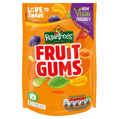 Rowntree's Fruit Gums 150g - UK Food & Drink - 8445290019530