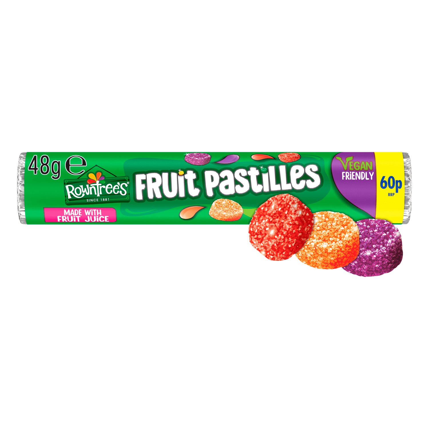 Rowntree's Fruit Pastilles 48g - UK Food & Drink - 8445291194595