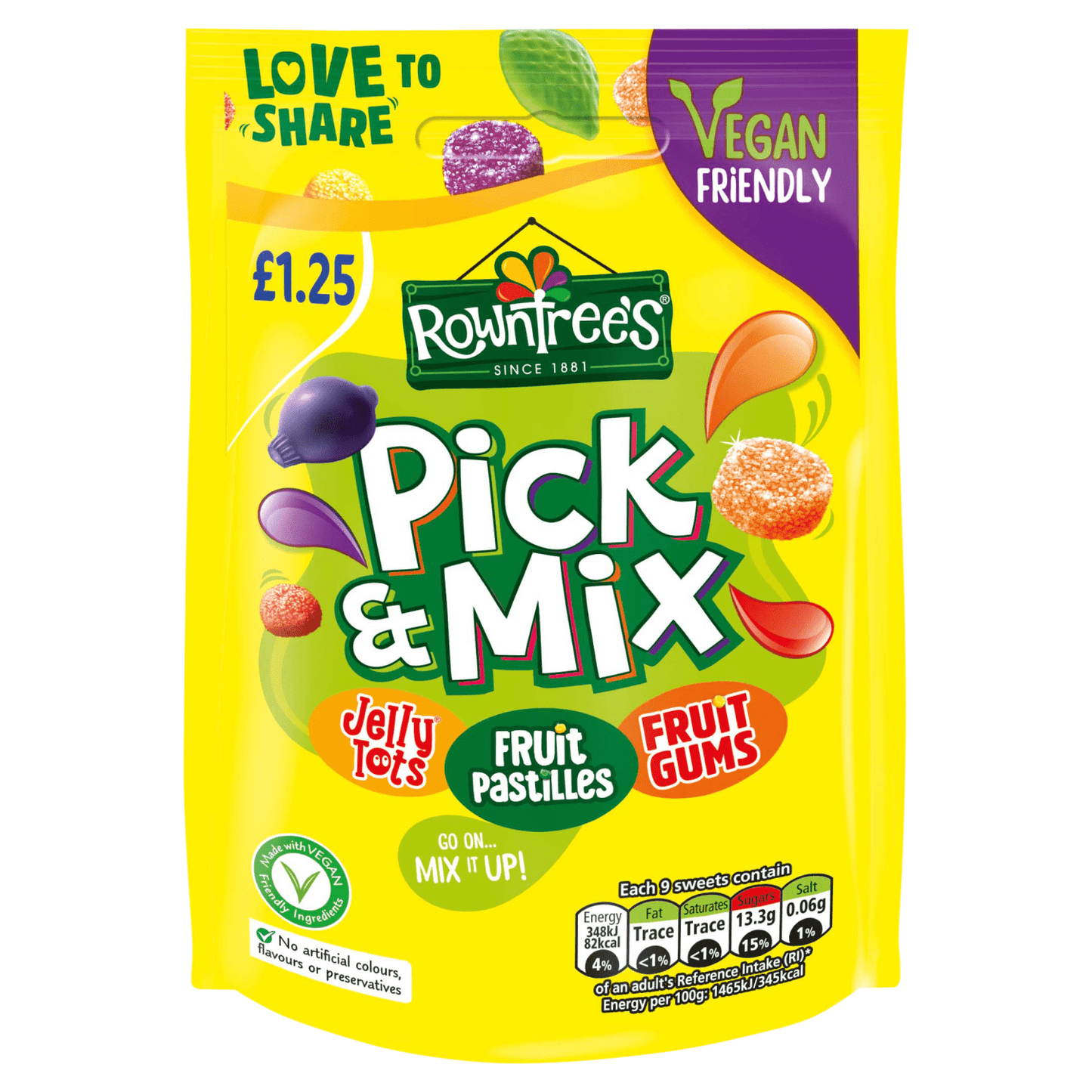 Rowntree's Pick & Mix 120g - UK Food & Drink - 8445290622686