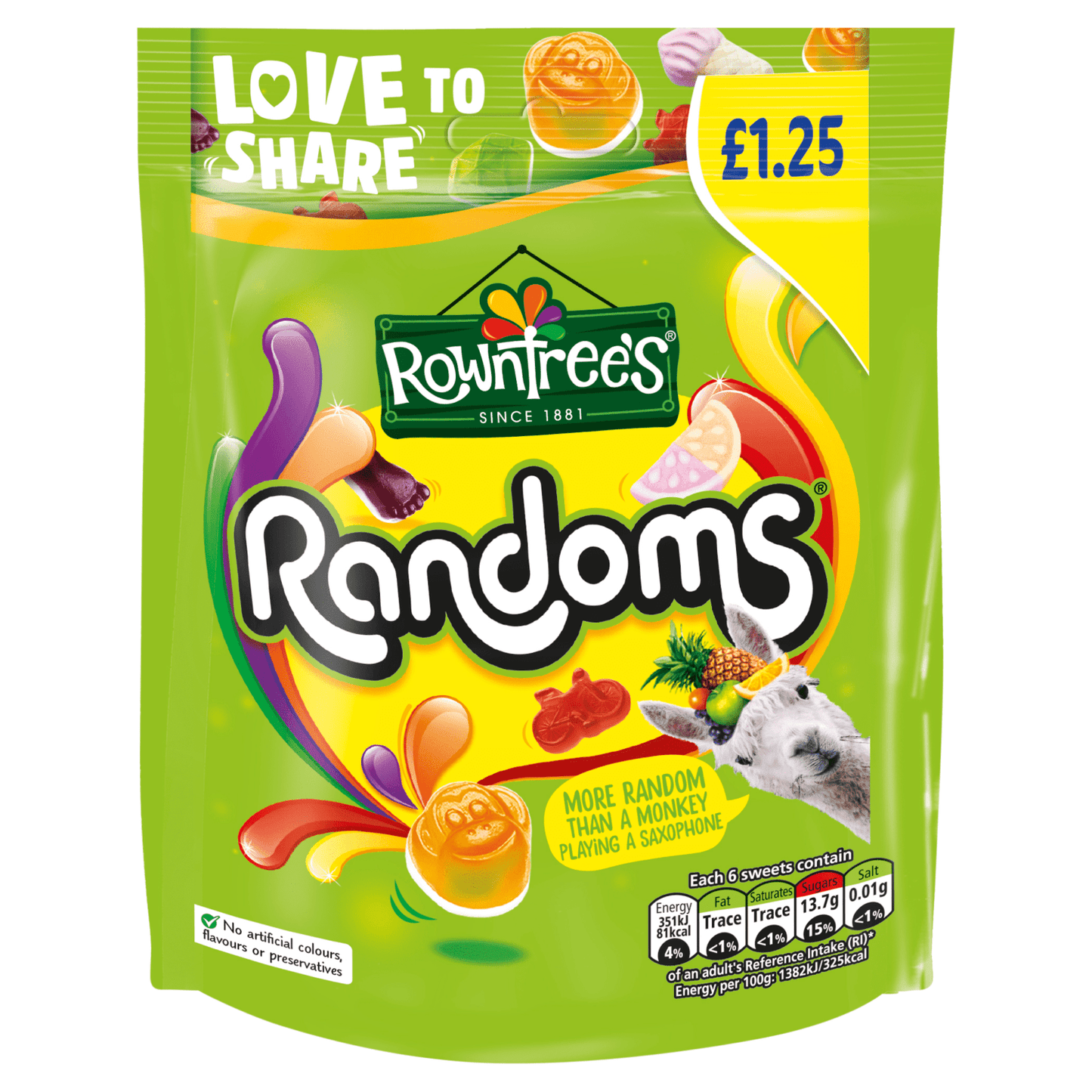 Rowntree's Randoms 120g - UK Food & Drink - 8593893786394