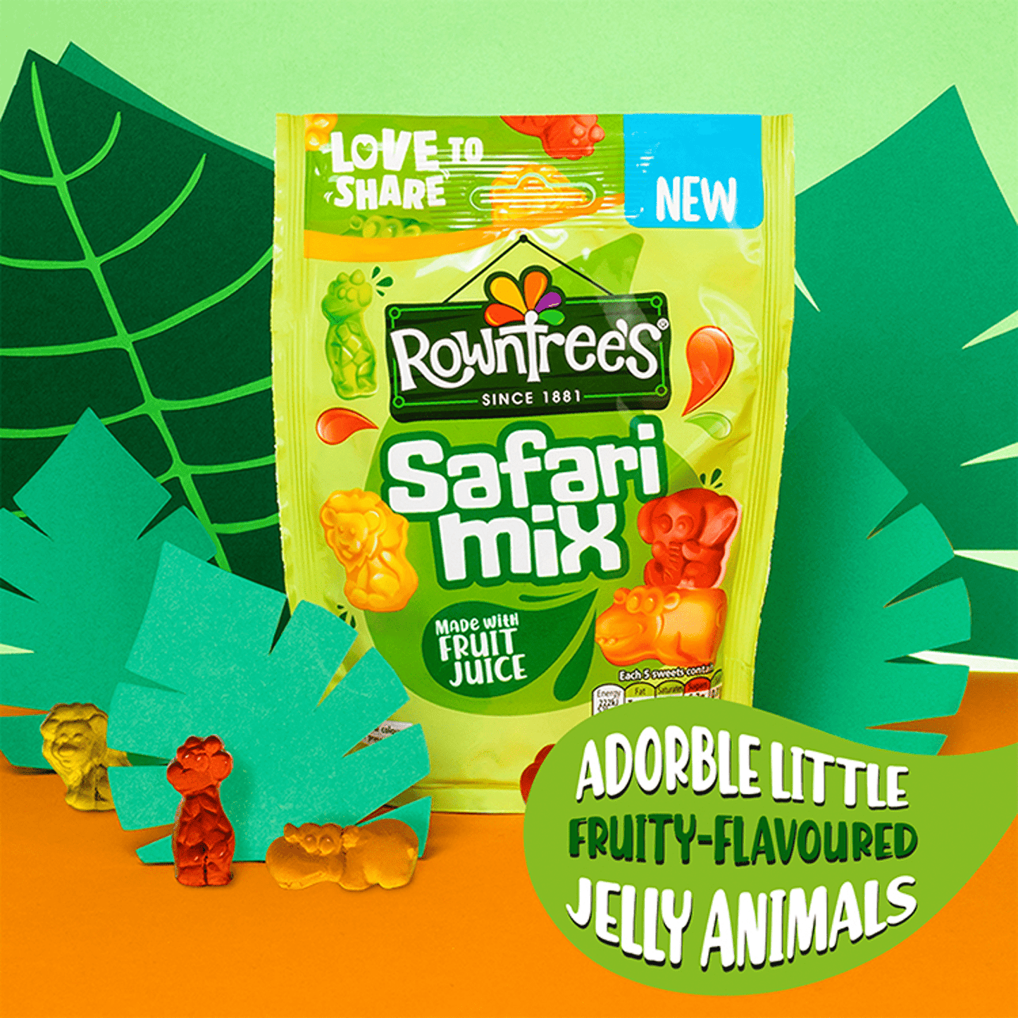 Rowntree's Safari Mix 115g - UK Food & Drink - 8593893786035