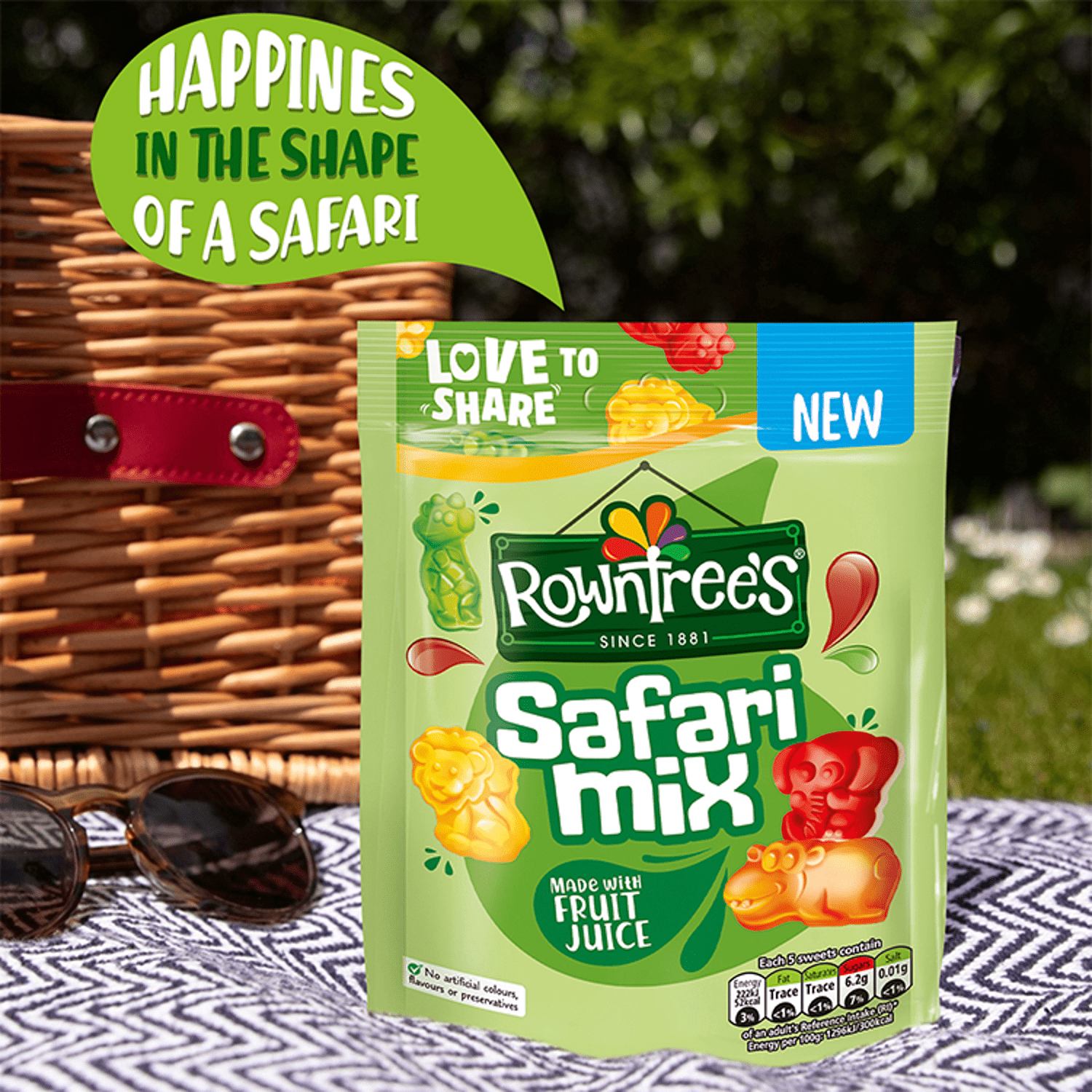 Rowntree's Safari Mix 115g - UK Food & Drink - 8593893786035
