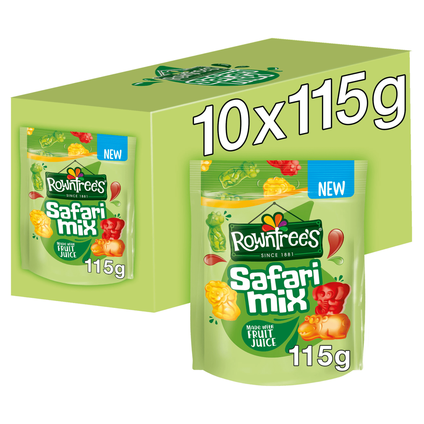 Rowntree's Safari Mix 115g - UK Food & Drink - 8593893786035