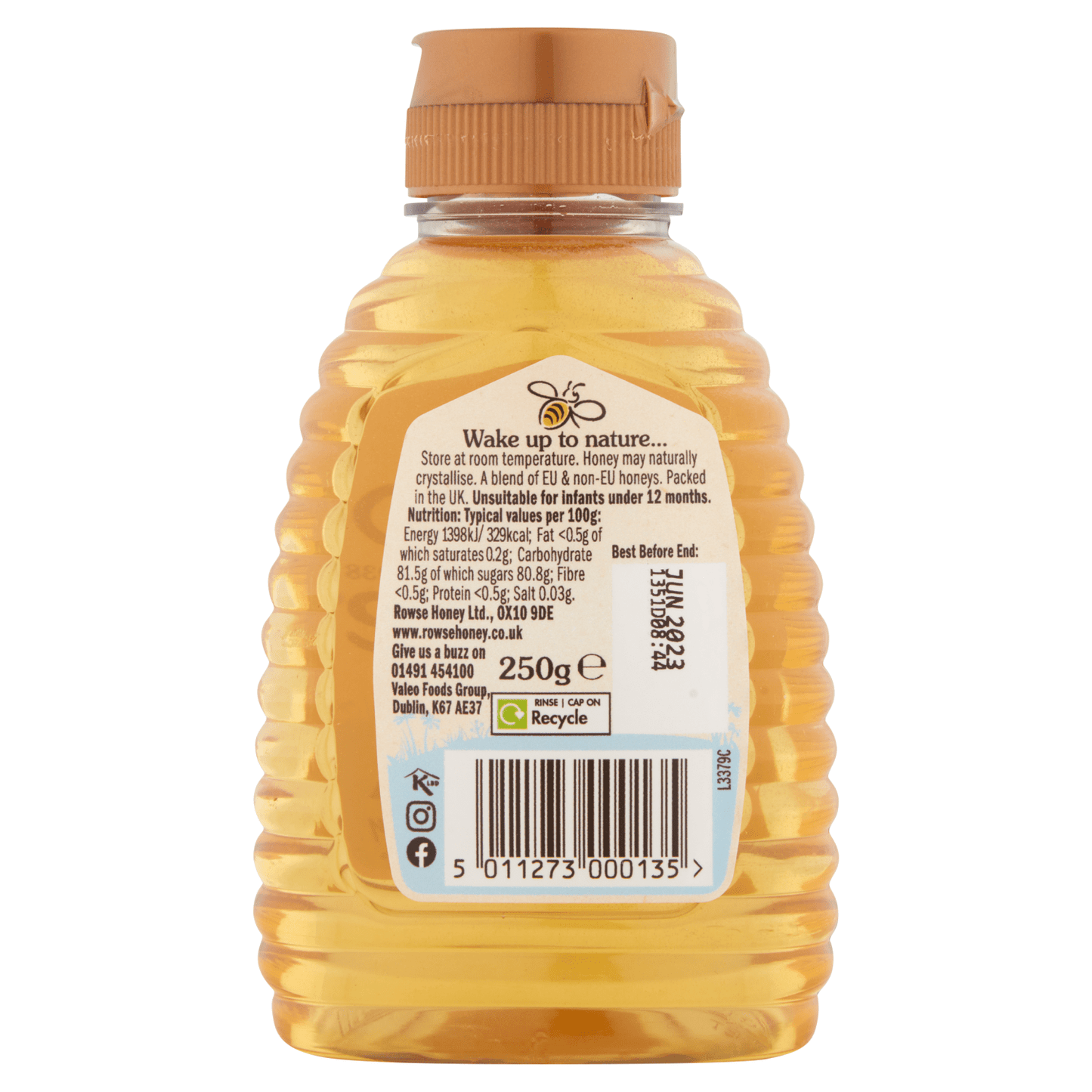 Rowse Acacia Delicate & Fruity Honey 250g - UK Food & Drink - 5011273000135