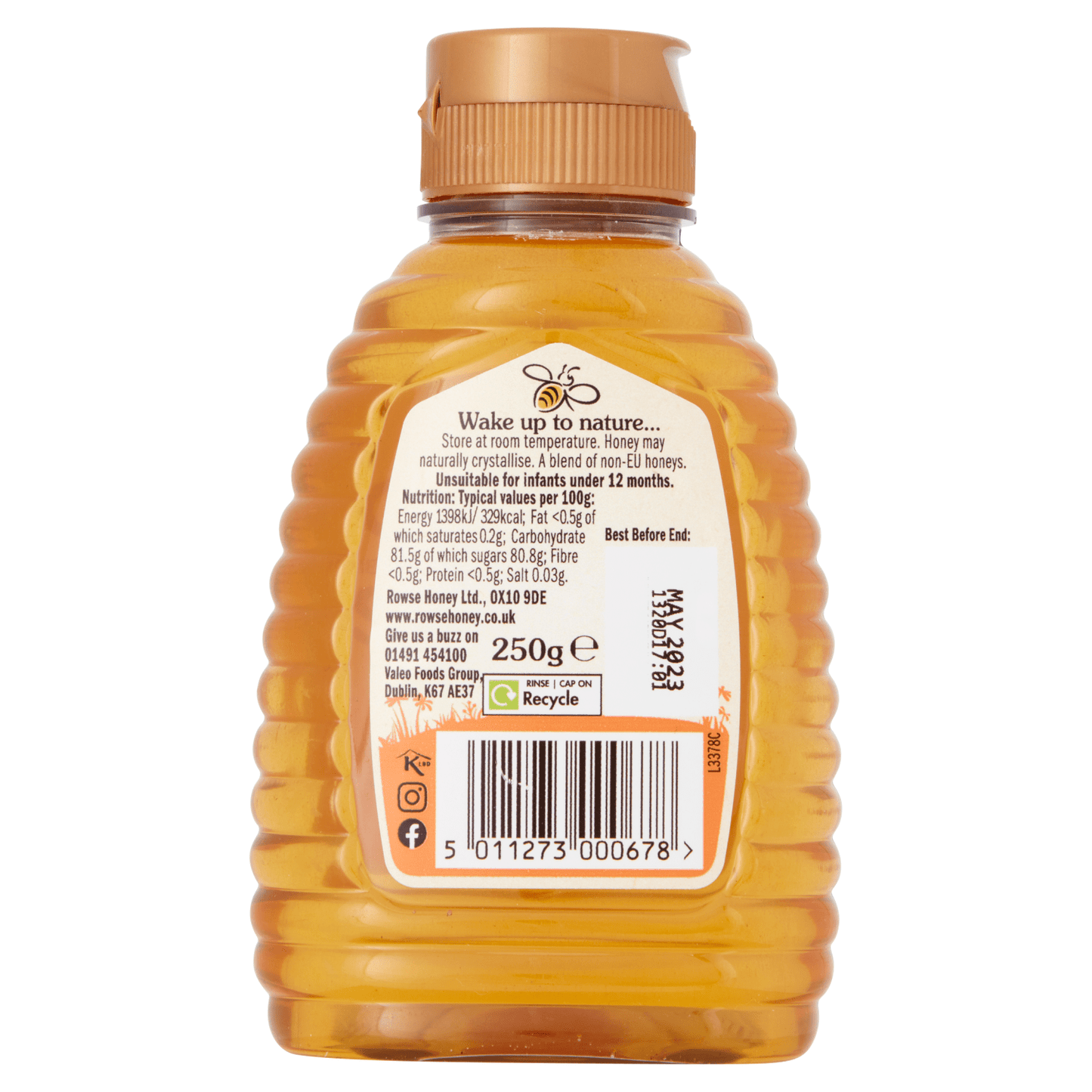 Rowse Runny Honey 250g - UK Food & Drink - 5011273000678