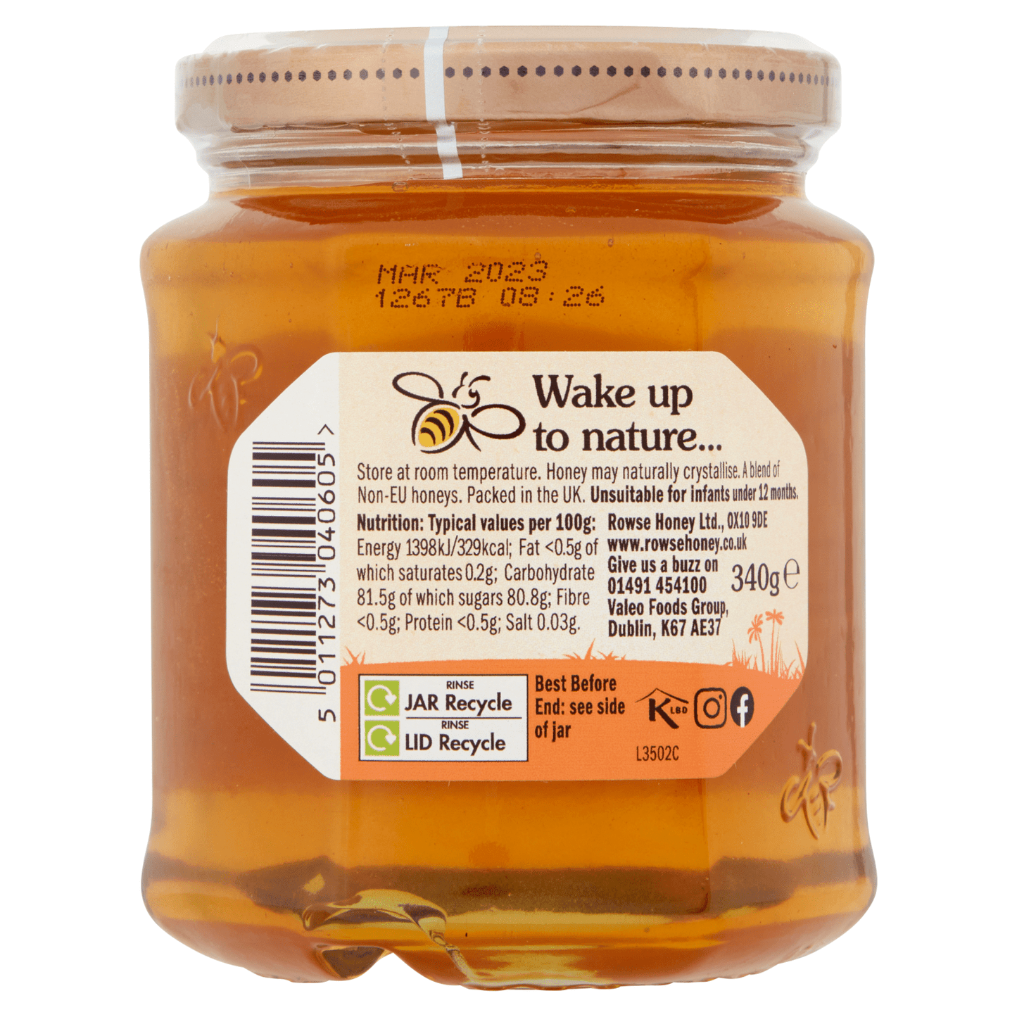 Rowse Runny Honey 340g - UK Food & Drink - 5011273040605