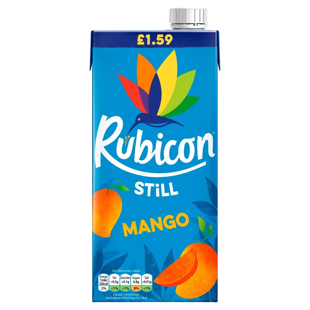 Rubicon Mango Pm 1.59 1L - UK Food & Drink - 5000382124009