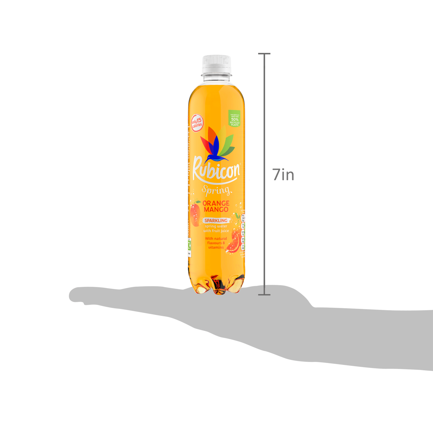 Rubicon Spring Orange Mango Flavoured Sparkling Spring Water 500ml - UK Food & Drink - 5000382102168