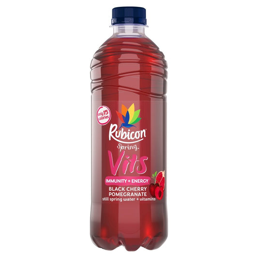 Rubicon Spring Vits Black Cherry Pomegranate 500ml - UK Food & Drink - 5000382123781