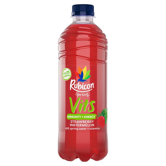 Rubicon Spring Vits Strawberry Watermelon 500ml - UK Food & Drink - 5000382123804