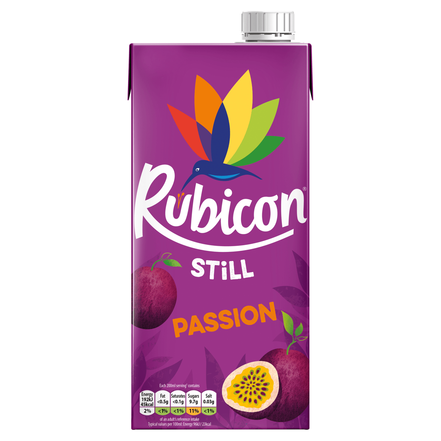 Rubicon Still Passion Juice Drink 1 Litre - UK Food & Drink - 5011898008011