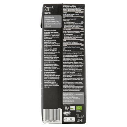 Rude Health Organic Barista Oat 1L - UK Food & Drink - 5060120285065
