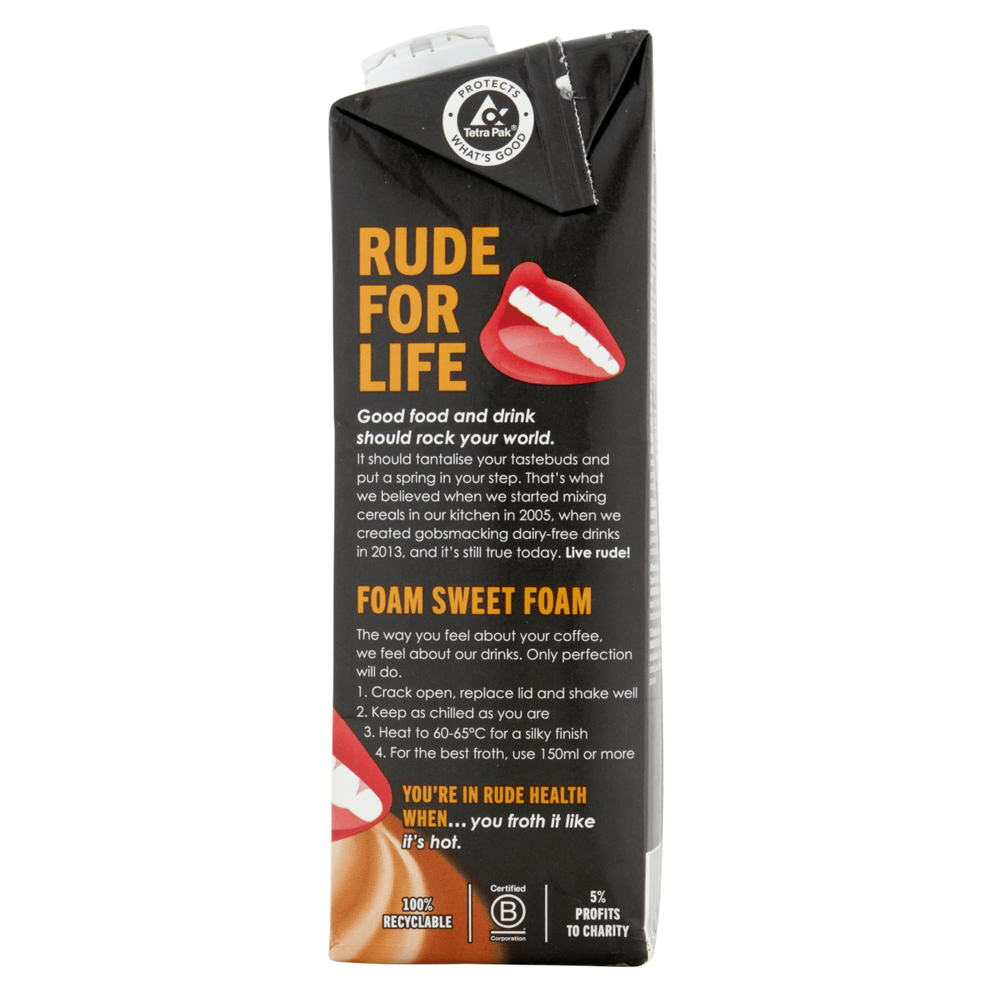 Rude Health Organic Barista Oat 1L - UK Food & Drink - 5060120285065