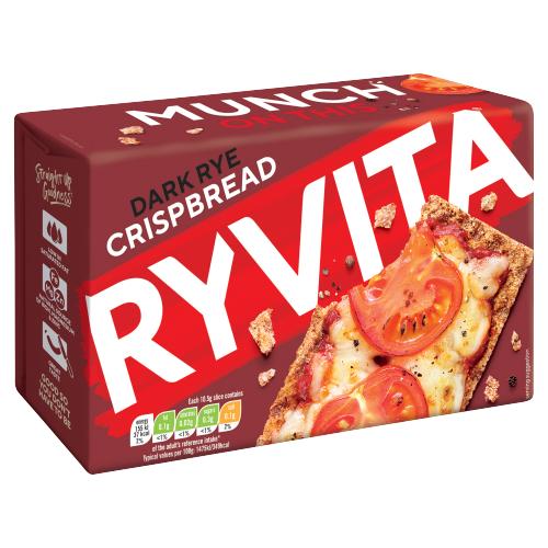RYVITA Dark Rye Crispbread 250g - UK Food & Drink - 5010265002911