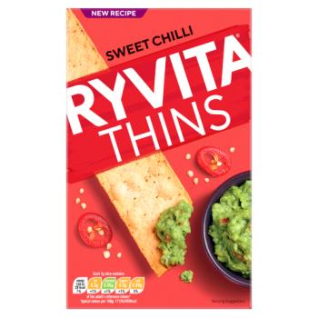 Ryvita Thins Sweet Chilli 125g - UK Food & Drink - 5050974001201
