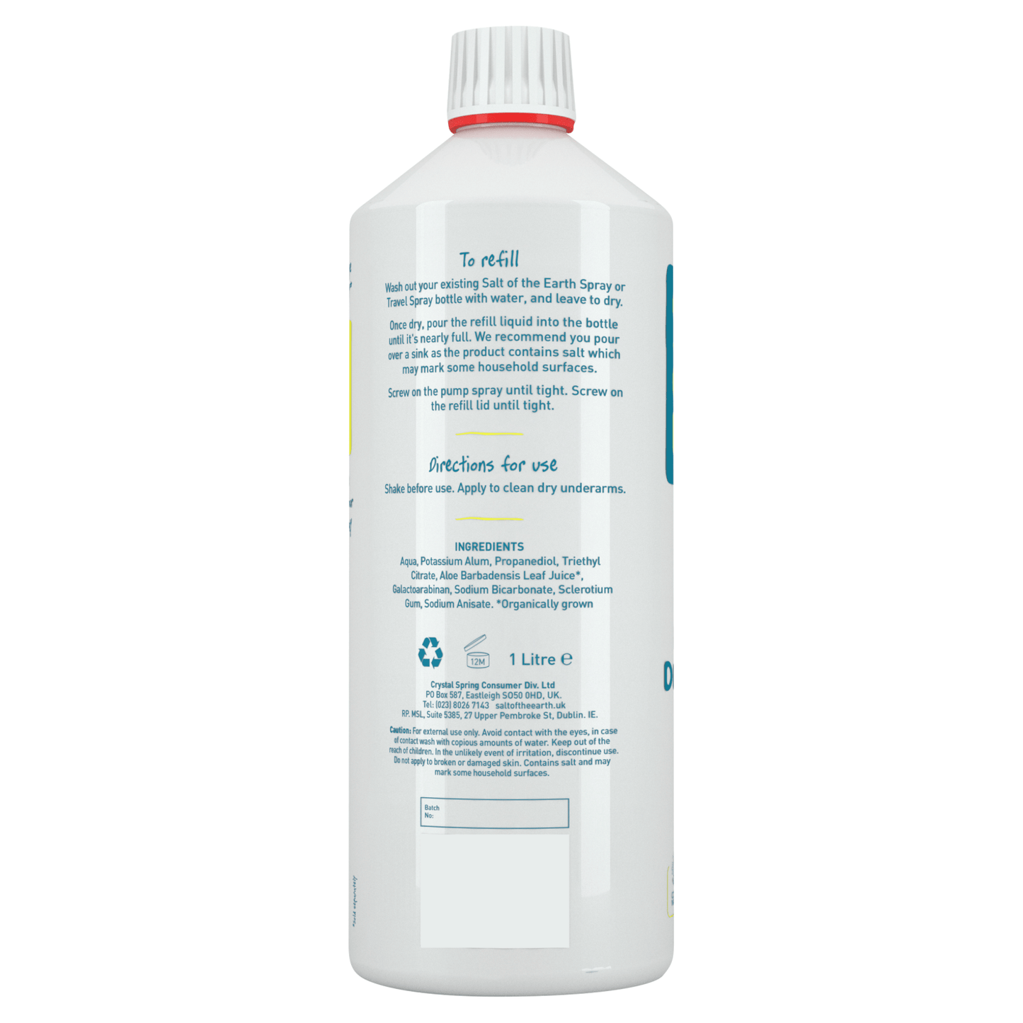 Salt Of the Earth Deodorant Spray Refill - UK Food & Drink - 5025452000342