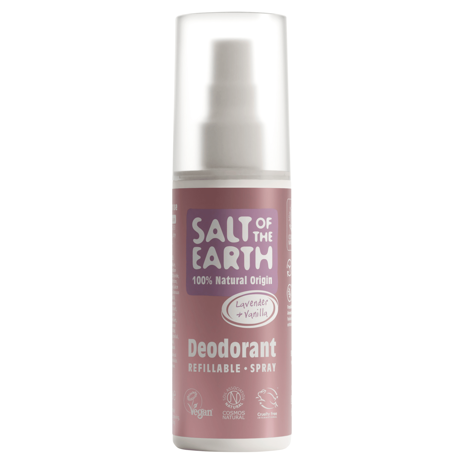 Salt of the Earth Lavender & Vanilla Natural Deodorant Spray - UK Food & Drink - 5025452000458