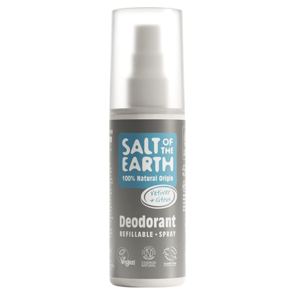 Salt Of the Earth Vetiver & Citrus Deodorant Spray - UK Food & Drink - 5025452000564
