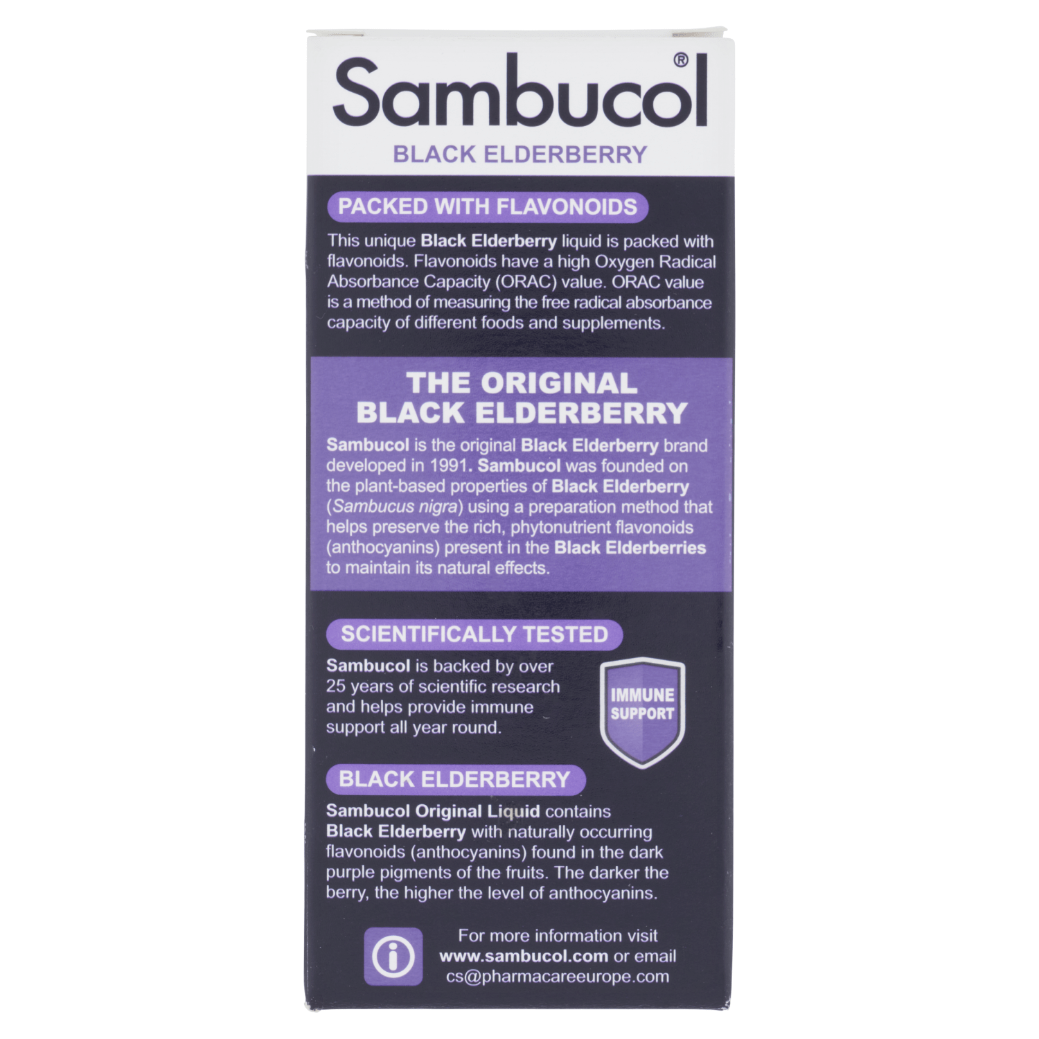 Sambucol Original Black Elderberry Liquid 120ml - UK Food & Drink - 5060216560151