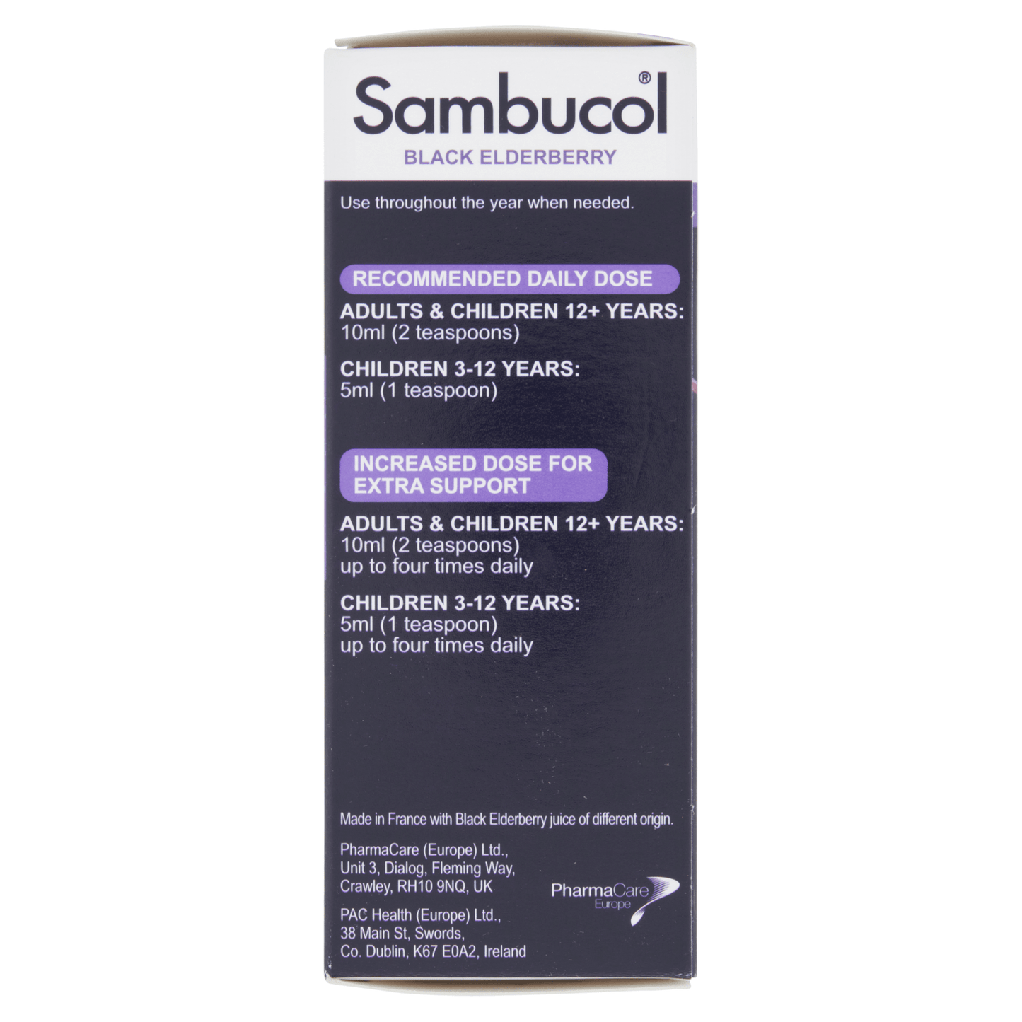 Sambucol Original Black Elderberry Liquid 120ml - UK Food & Drink - 5060216560151