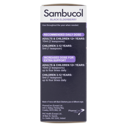 Sambucol Original Black Elderberry Liquid 120ml - UK Food & Drink - 5060216560151