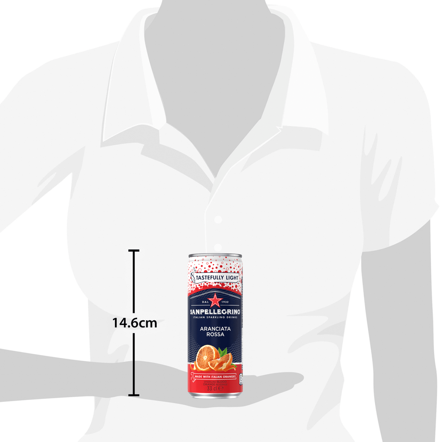 San Pellegrino Aranciata Rossa Sparkling Orange and Blood Orange Beverage 33cl - UK Food & Drink - 8002270586835