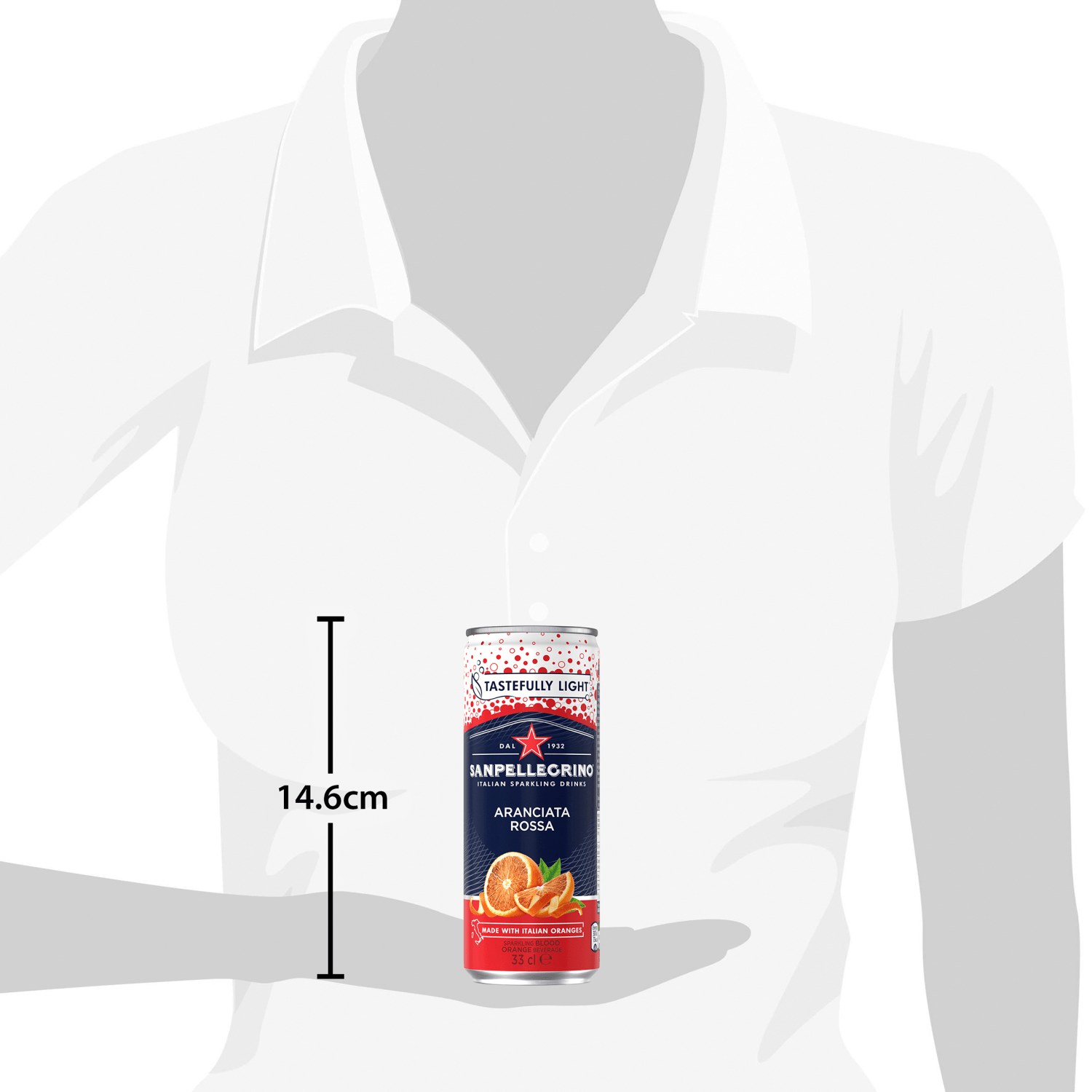 San Pellegrino Aranciata Rossa Sparkling Orange and Blood Orange Beverage 33cl - UK Food & Drink - 8002270586835