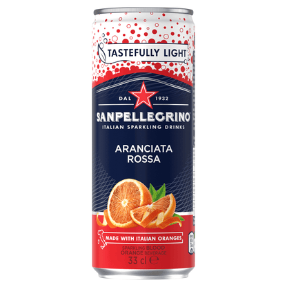 San Pellegrino Aranciata Rossa Sparkling Orange and Blood Orange Beverage 33cl - UK Food & Drink - 8002270586835