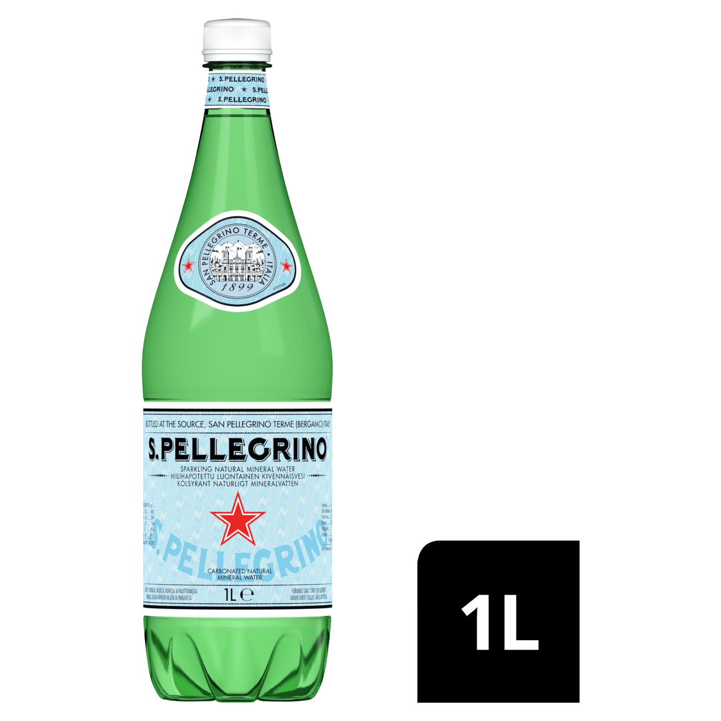 San Pellegrino Carbonated Natural Mineral Water 1L - UK Food & Drink - 8002270018213