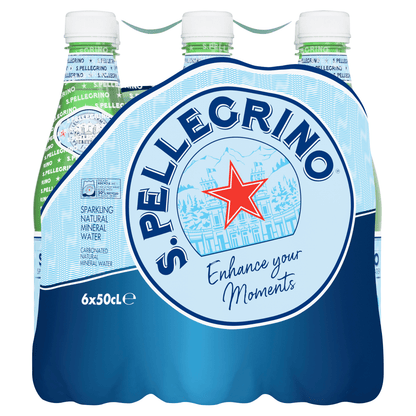 San Pellegrino Sparkling Natural Mineral Water 6x500ml - UK Food & Drink - 8002270126802