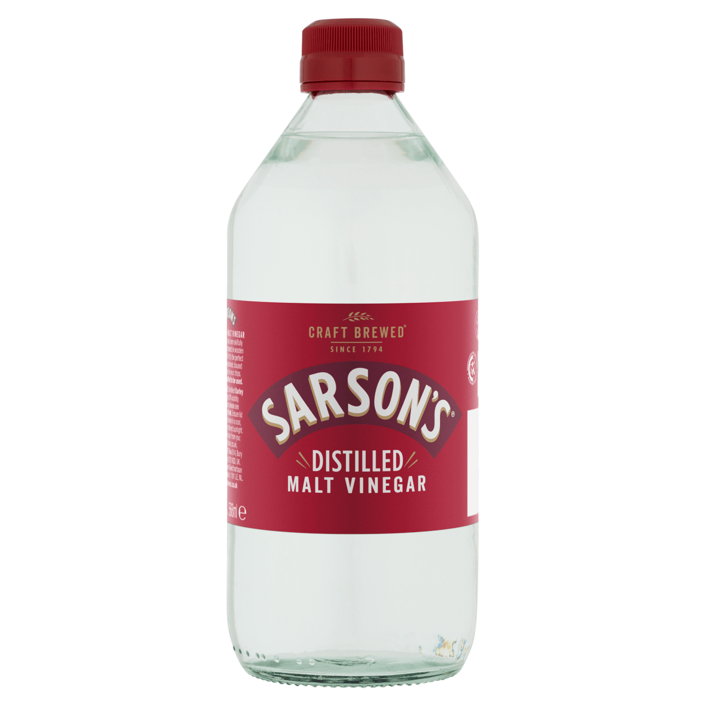 Sarson's Distilled Malt Vinegar 568ml - UK Food & Drink - 5060336500242