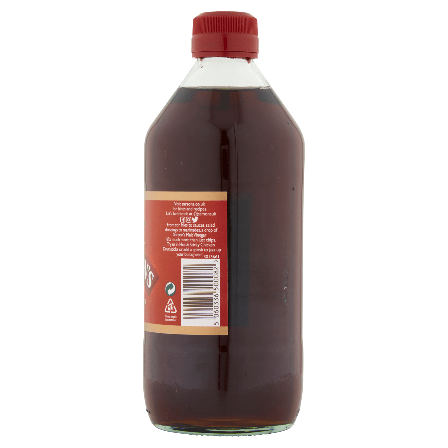 Sarson's Malt Vinegar 568ml - UK Food & Drink - 5060336500082