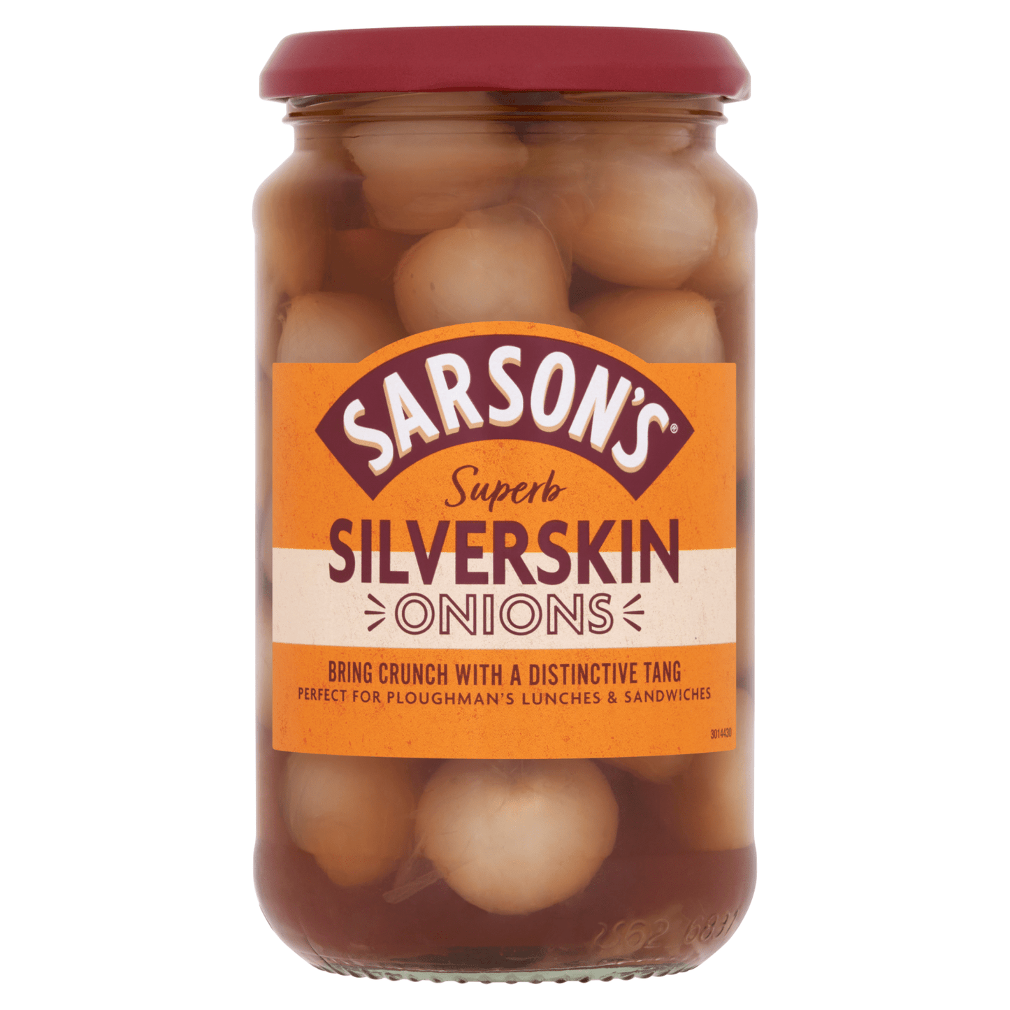 Sarson's Silverskin Onions 460g - UK Food & Drink - 5060336502949