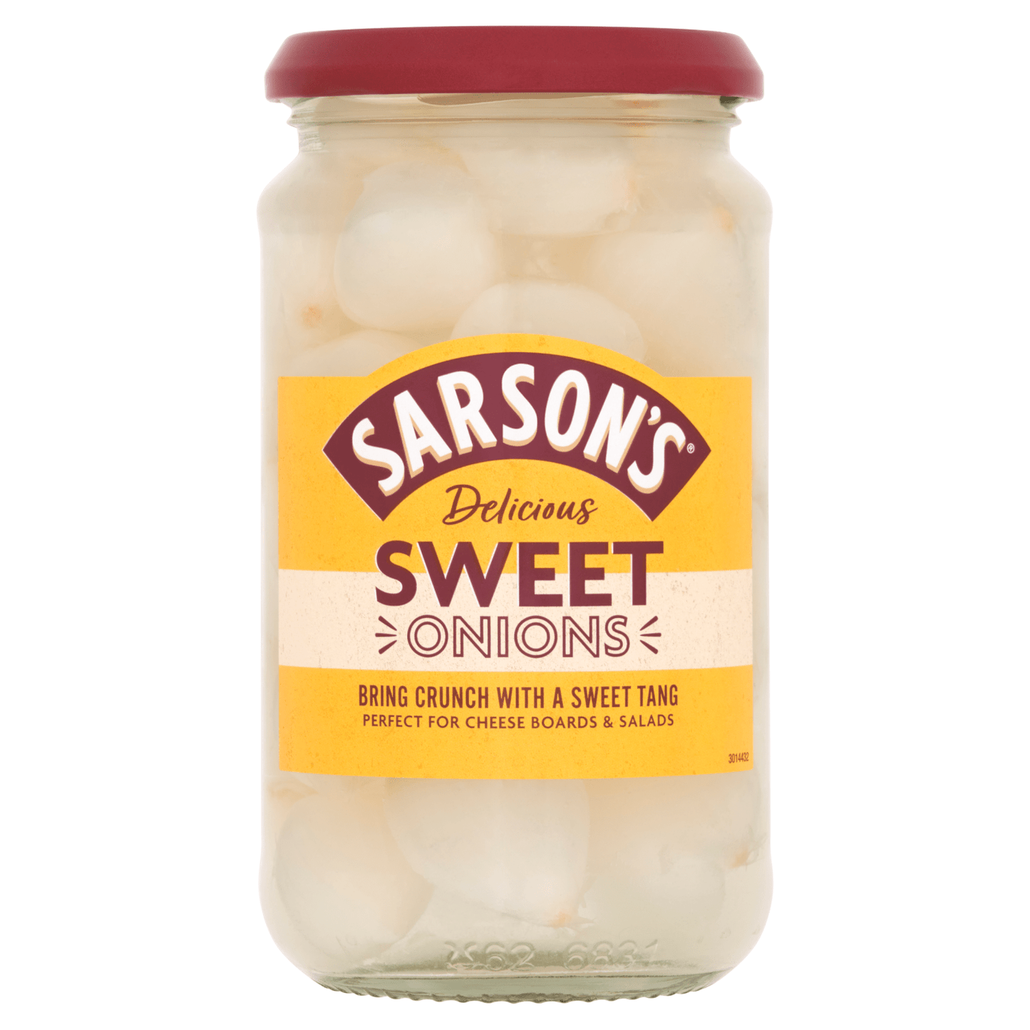 Sarson's Sweet Onions 460g - UK Food & Drink - 5060336502963