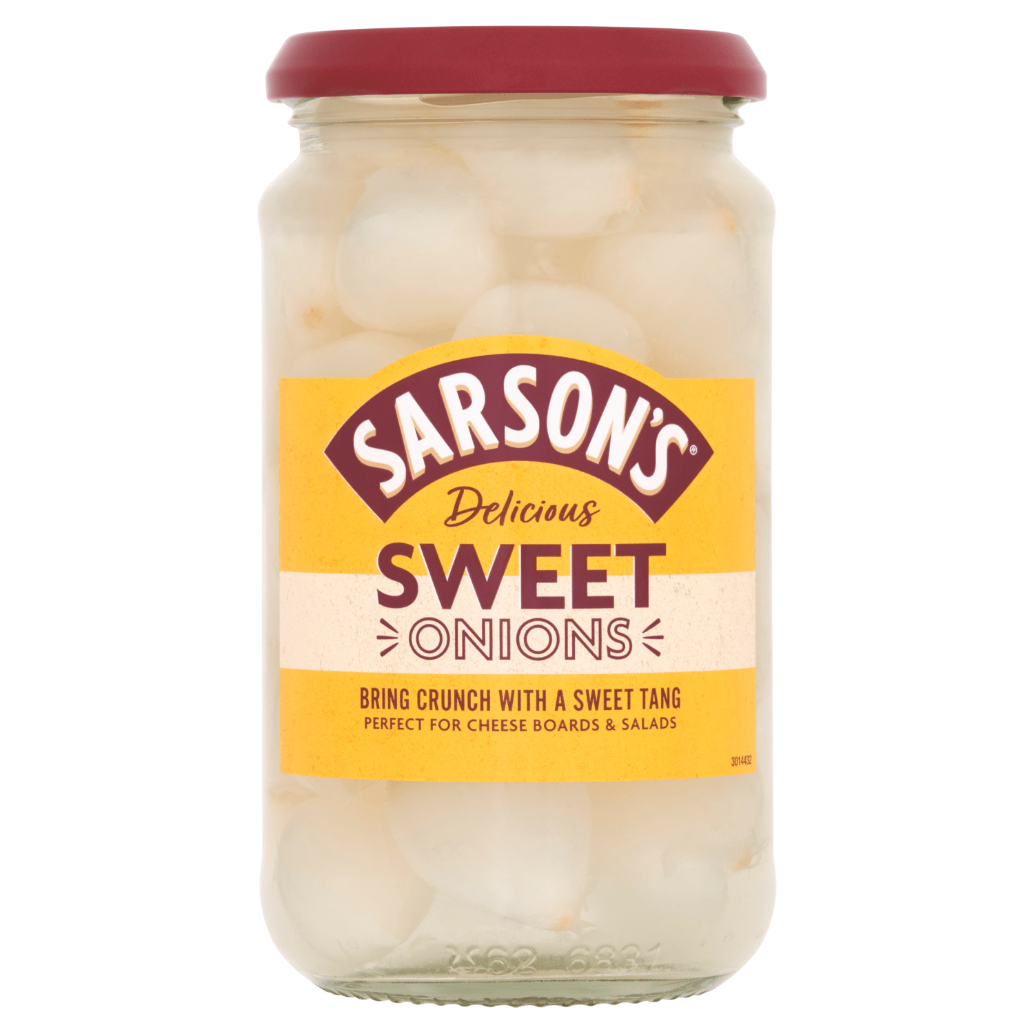 Sarson's Sweet Onions 460g - UK Food & Drink - 5060336502963