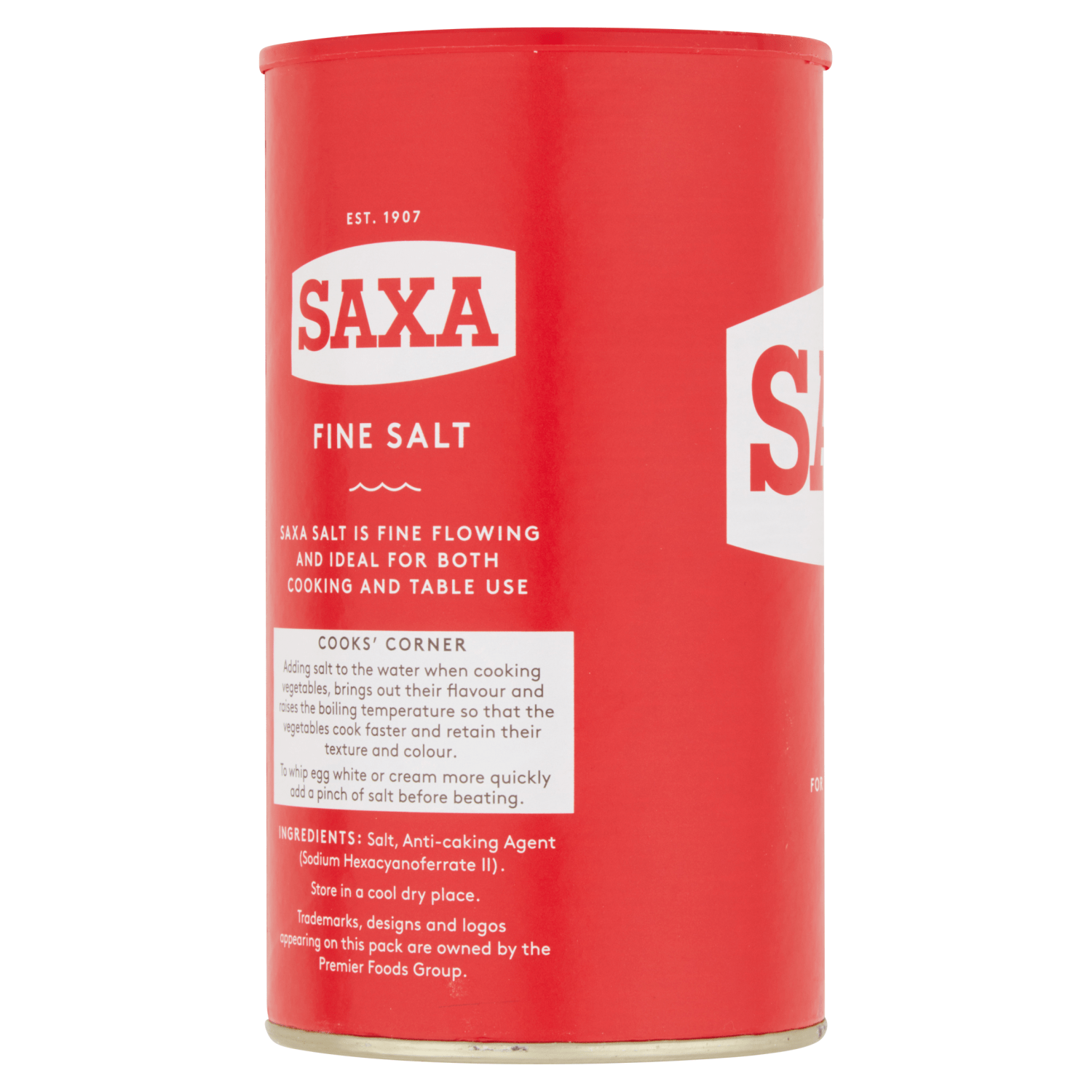 Saxa Fine Salt 750g - UK Food & Drink - 5010024111069