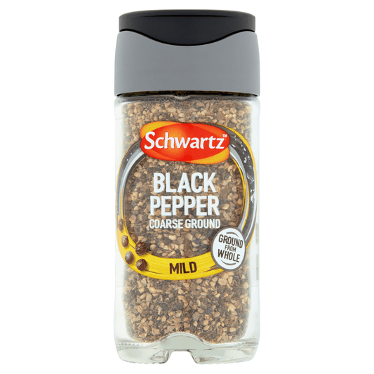Schwartz Black Pepper Mild Coarse Ground 33g - UK Food & Drink - 50020324